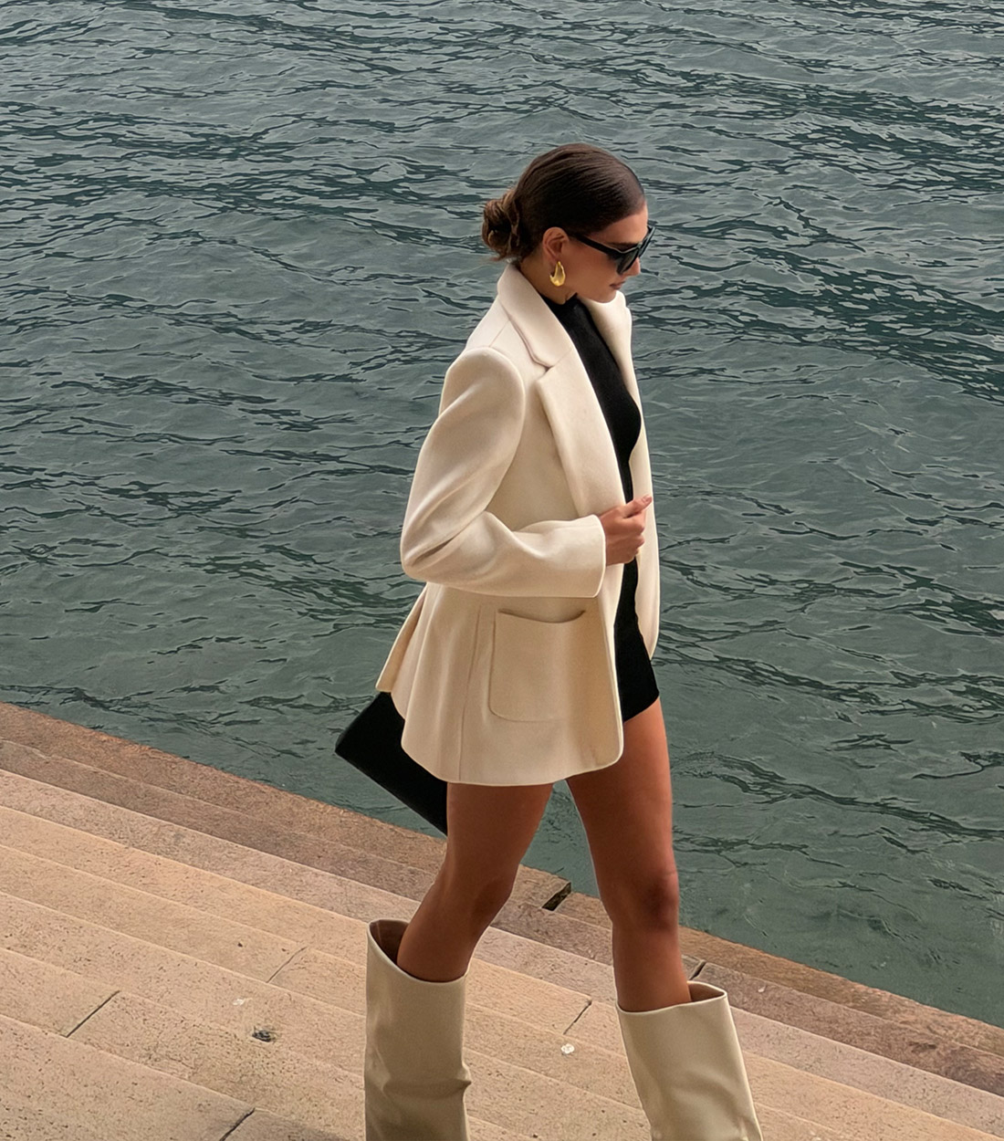 081026Lottie coat-style blazer, milky (3)
